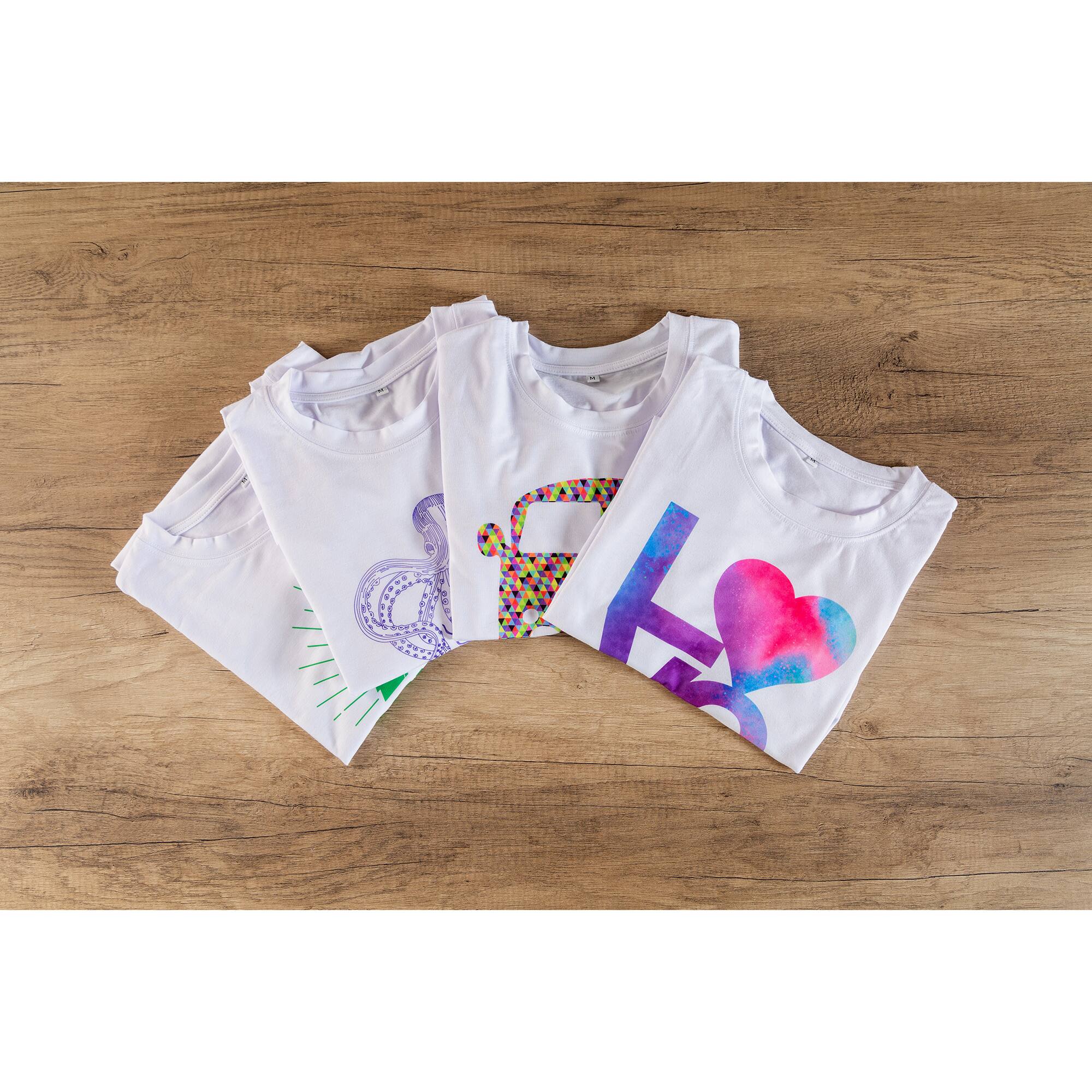 6 Pack: Cricut® White Blank Youth Crew Neck T-Shirt